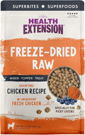 Health Extension SuperBites Freeze-Dried Raw Chicken Meal Mixer for Dogs, (12 oz, 340.2 g) – Premium Blend with Raw Proteins and Superfoods for Optimal Nutrition