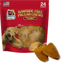 Country Kitchen Rawhide Free Pig Ear Chews Dog Treats, Peanut Butter Flavor, Made in The USA, 24 Count