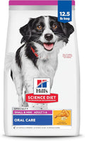 Hill's Science Diet Adult 1-6 Oral Care Small & Mini Dry Dog Food, Chicken & Barley, 12.5 lb. Bag