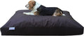 Dogbed4less XL Memory Foam Dog Bed for Medium to Large Dogs with Orthopedic Comfort, Waterproof Liner and Heavy Duty Nylon Cover 40X35 Pillow, Seal Brown