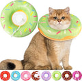 Hpetppy Cat Cone Collar Soft, Cat Recovery Collar for Wound Healing Cute Donut Adjustable Kitten Cones to Stop Licking Comfortable Lightweight Neck Elizabethan Collars for Kittens After Surgery