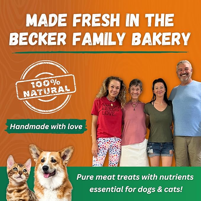 Dr. Becker's Bison Bites | 100% Pure Meat Protein | Grain Free Liver Training Treats for Dogs & Cats, 5 oz