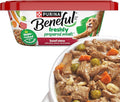 Purina Beneful Wet Dog Food Freshly Prepared Meals Beef Stew with Peas, Carrots, Rice, and Barley - (Pack of 8) 10 oz. Tubs