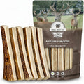 Whitetail Naturals Split Elk Antler Dog Chews (6 Pack, Small) Long-Lasting Bones for Aggressive Chewers, Odor-Free Half-Cut Elk Antlers for Dogs