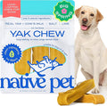 Native Pet Yak Cheese Himalayan Dog Chews - Long Lasting Dental Sticks for Large Breeds – 100% All Natural Himalayan Yak Chews for Large Dogs – Cheese Bone for Aggressive Chewers - 10 Per Pack