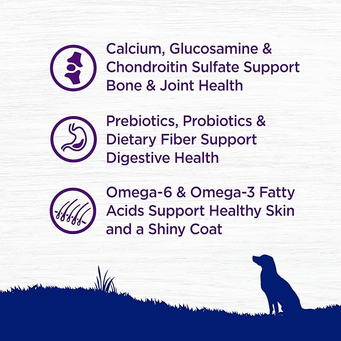 Wellness Complete Health Dry Dog Food, Large Breed, Wholesome Grains, Natural, Chicken & Brown Rice Recipe, (30-Pound Bag)