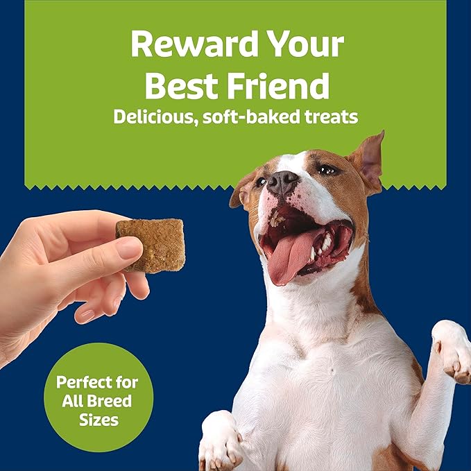 Blue Buffalo Soft & Chewy Health Bars, Baked with Real Chicken & Apples, Natural Dog Treats Mineral Enhanced for Flavor, 9 oz. Bag (Pack of 2)