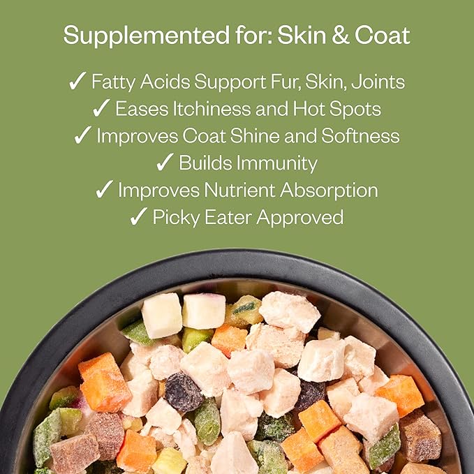 Maev Human-Grade Chicken Dog Food, Skin & Coat Formula, Whole Ingredient, Gluten-Free, High Protein Puppy & Dog Food, 5 lb