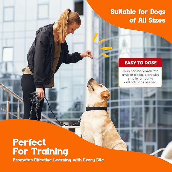 Beefeaters Duck Jerky Strips for Dogs 8oz, Oven-Baked High Protein Dog Treats Duck Jerky - Low Fat Grain-Free Dog Snacks - No Corn Wheat or Soy - Chewy Dog Jerky Treats for Training and Rewards