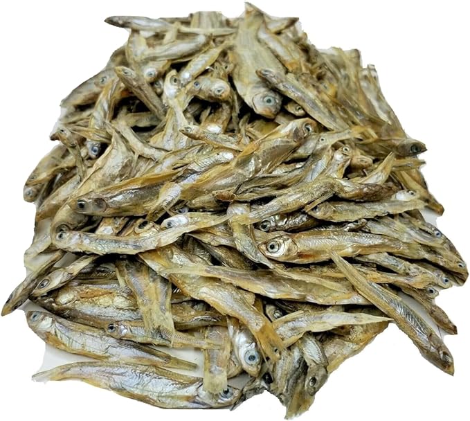 Aquatic Foods Inc. 1"- 3" Fresh Water Freeze Dried Fish for Piranha, Large Fish, Turtles, Cats, Sugar Glider, Marmosets, Chinchillas, Squirrels, Hamsters…1-lb & 4oz Lg Jar