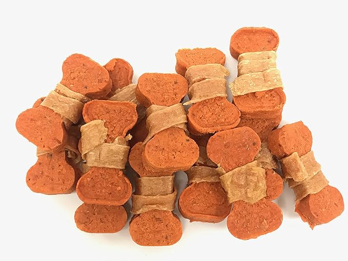 Carolina Prime Pet 45301 Chicken & Sweet Tater Bone Wrap Treat For Dogs ( 1 Pouch), One Size