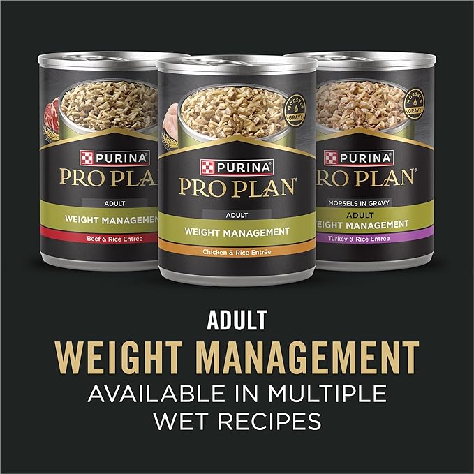 Purina Pro Plan Weight Management Dry Dog Food Chicken and Rice Formula - 18 lb. Bag