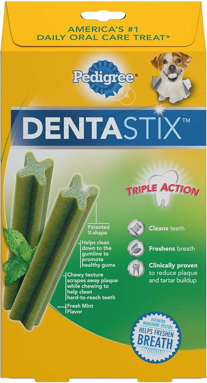 Pedigree Dentastix Oral Care Treats for Dogs, Mini, 5.26-Ounce