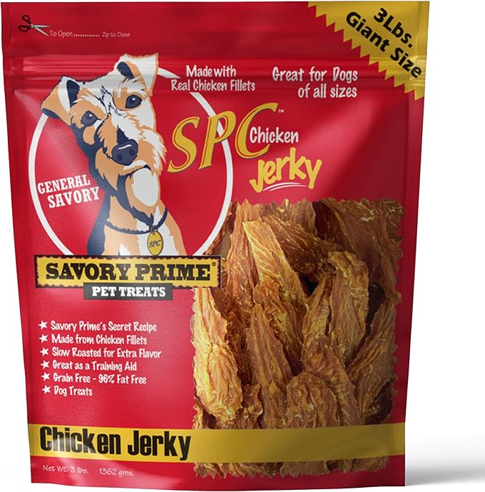 Savory Prime Chicken Jerky Treat, 32-Ounce, All Breed Sizes (49630032)