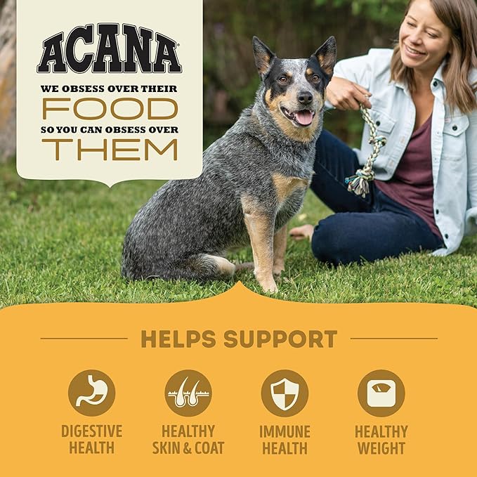 ACANA Grain Free Dry Dog Food Free Run Poultry Recipe 13lb Bag
