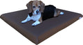 Dogbed4less 2 Pack Cooling Memory Foam Dog Bed for Small to Medium Pet with Waterproof Internal Cover, Oxford After Dark 34X27X3 Inches