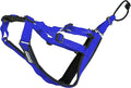 Neewa Adjustable Sled Pro Harness - Large, Blue, Dog Pulling Harness, Great for Dog Joring