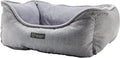 Nandog Pet Linen Bed (Light Gray)