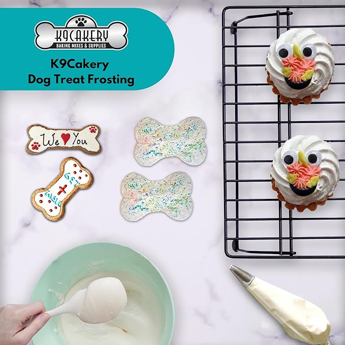 Magifrost Frosting for Dog Cakes - Perfect for Homemade Dog Cakes and Treats, Pet Friendly Easy-to-Use, Deliciously Smooth Texture, Safe & Healthy Ingredients (10oz)