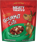 Meaty Treats Gourmet Cuts Beef & Rice Flavor Soft & Chewy Dog Treats, 25-oz.
