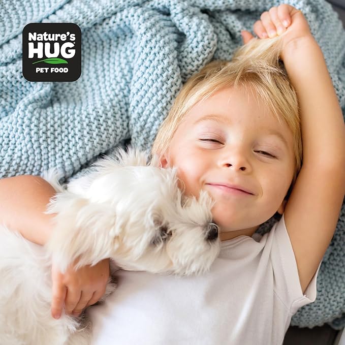 Nature's HUG Hypoallergenic Dry Dog Food for Puppy Toy & Small Breeds – Complete & Balanced Nutrition, Sensitive Stomach Support, High-Protein, Grain Free – 5lb