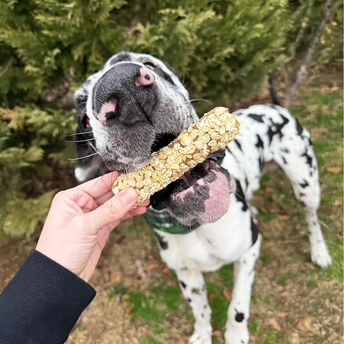 Cadet Chewalicious Layered 'N Dipped with Oats, Rawhide-Free Dog Chews, Limited-Ingredient & Long-Lasting Chew Treats for Dogs, Made with Real Chicken, Oat Flavor, 2 Pack