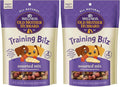 Old Mother Hubbard Wellness Training Bitz Assorted Mix Dog Biscuits,Natural,Training Treats,Three Flavors,Small Size,(8 Ounce Bag),(Pack of 2)