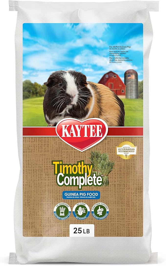 Kaytee Guinea Pig, Timothy Complete, 25lb