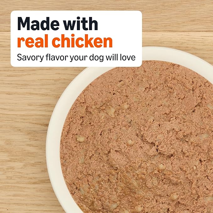 Amazon Basics Wet Dog Food, Savory Loaf with Beef, Made with Real Beef and Chicken 13.2 oz can (Pack of 12)