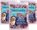 The Much Loved Dog™Treats, Scrumptious Natural Blueberry, 6oz. Bags, Human-Food-Grade, Small-Batch Baked, U.S.A. (3 Pack, Blueberry)