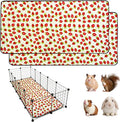 2 Pack Guinea Pig Cage Liners, Waterproof Reusable Guinea Pig Cage Liners,Waterproof Super Absorbent Pee Pads for Small Animals,24x60 inch 2pack