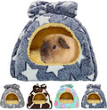 Guinea Pig Bed, Guinea Pig Warm Hideout House Accessories Cozy Bed for Small Animals Hamsters Chinchillas Dwarf Bunnies Hedgehogs. L,Greystars