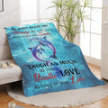 Dolphin Throw Blanket Dolphin Stuff Gifts for Kids Girls Boys Adults Women Man Soft Cozy Warm Plush Fluffy Fuzzy Fleece Blanket Decor 60''X80''
