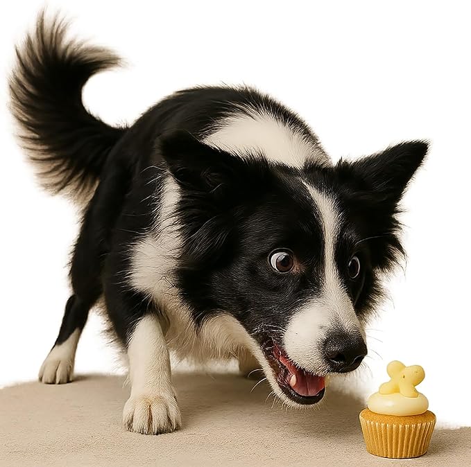 Puppin Mini Cupcake Dog Treat - 70 Bulk Pack, Quality Baked Goods for Your Furry Friends, Natural, Soft Cake, Pet Reward, Party