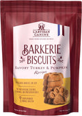 L'artisan Canine Barkerie Biscuits | Crunchy Dog Treats | French Recipes | Made in the USA | 8oz (Turkey)