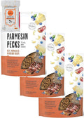 Aurora Pet Bundle (3) Parmesan Pecks Beef, Parmesan & Blueberry Recipe Dog Treats (Each 8 oz) with AuroraPet Wipes