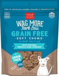 Cloud Star Wag More Bark Less Soft Chews Grain Free Dog Treats, Cheddar Cheese, 5 oz. Bag