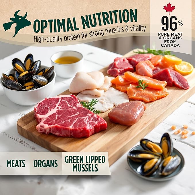 ZEAL Canada Air-Dried Beef Recipe for Dogs - High Protein, Natural Superfoods, Nutrient Rich, No Fillers, Grain Free, Complete & Balanced (Beef, 5 oz)