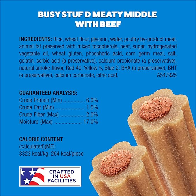 Purina Busy Stuf’d Medium Long Lasting Dog Chews - 21 ct. Pouch