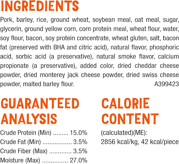Beggin’ Flavor Stix Treats for Dogs with Bacon and Cheddar Jack Flavor - 40 oz. Pouch