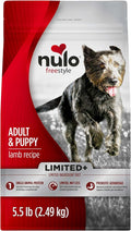 Nulo Freestyle Limited Ingredient Dry Dog Food - High Protein Lamb Recipe, Natural Grain Free Dog Food for Puppies & Adults, Small, Medium and Large Breed Kibble, 5.5lb Bag