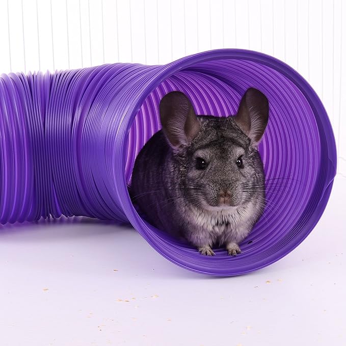 Ware Manufacturing 2 Pack of Fun Tunnels, Large, Assorted Colors, for Ferrets, Guinea Pigs, Rabbits, and Other Small Pets
