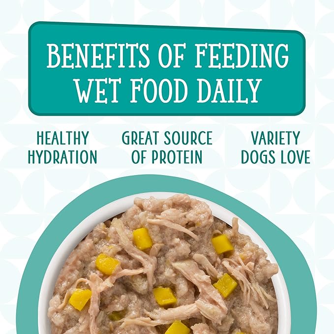 Weruva Dogs in The Kitchen, Funk in The Trunk with Chicken Breast & Pumpkin Au Jus Dog Food, 2.8Oz Pouch (Pack of 12)