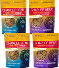 Charlee Bear Crunchy Dog Training Treats, Low Calorie (3 Kcal), Grain Free Natural Mini Dog Treats for Puppies, Small, Medium & Large Dogs, USA Made, Healthy 2 Flavor Variety Pack 8oz (4-Pack)