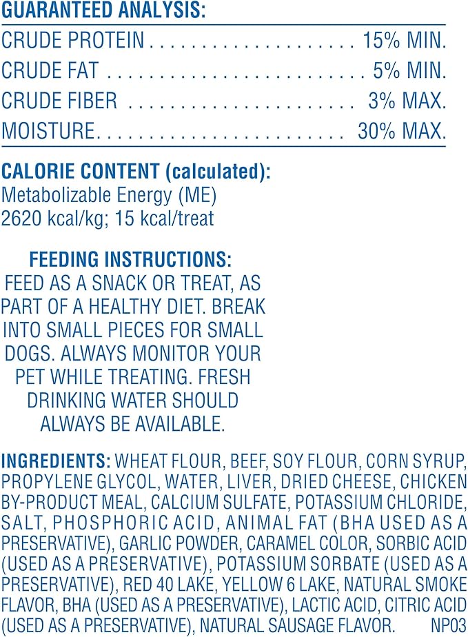 Canine Carry Outs Sausage Links Beef Flavor Dog Snacks, 5 Ounce Bag