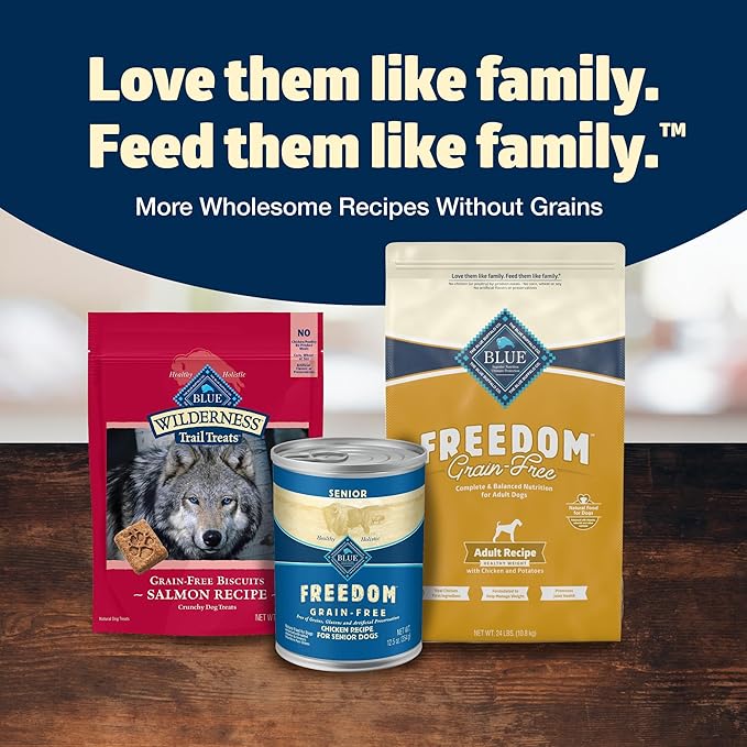 Blue Buffalo Freedom Grain-Free Healthy Weight Dry Dog Food, Complete & Balanced Nutrition for Adult Dogs, Made in the USA with Natural Ingredients, Chicken & Potatoes, 24-lb Bag