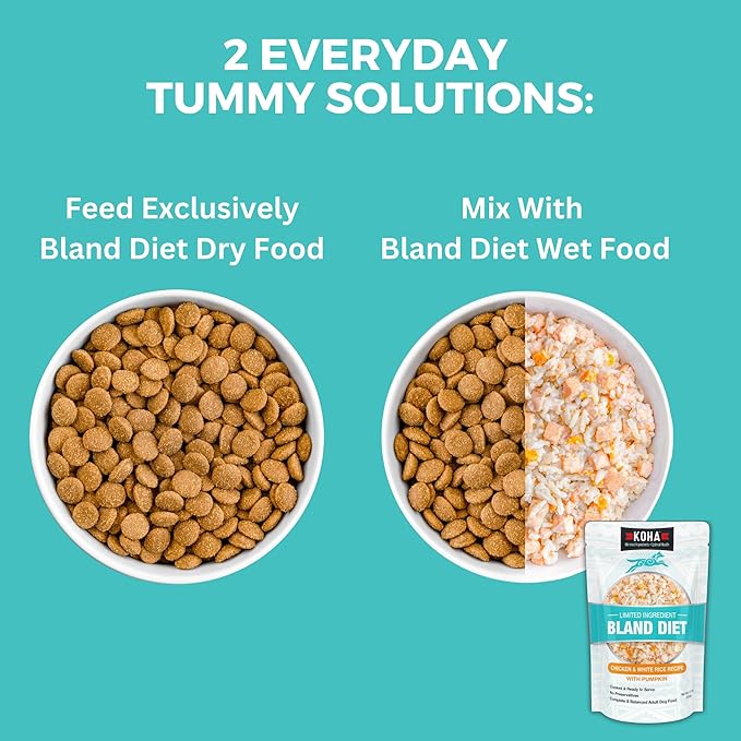 Limited Ingredient Dry Bland Diet Chicken & Brown Rice Recipe with Pumpkin for Dogs