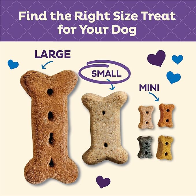 Old Mother Hubbard Wellness Original Mix Dog Biscuits, Natural, Training Treats, Four Flavors, Small Size, (3.8 Pound Bag)
