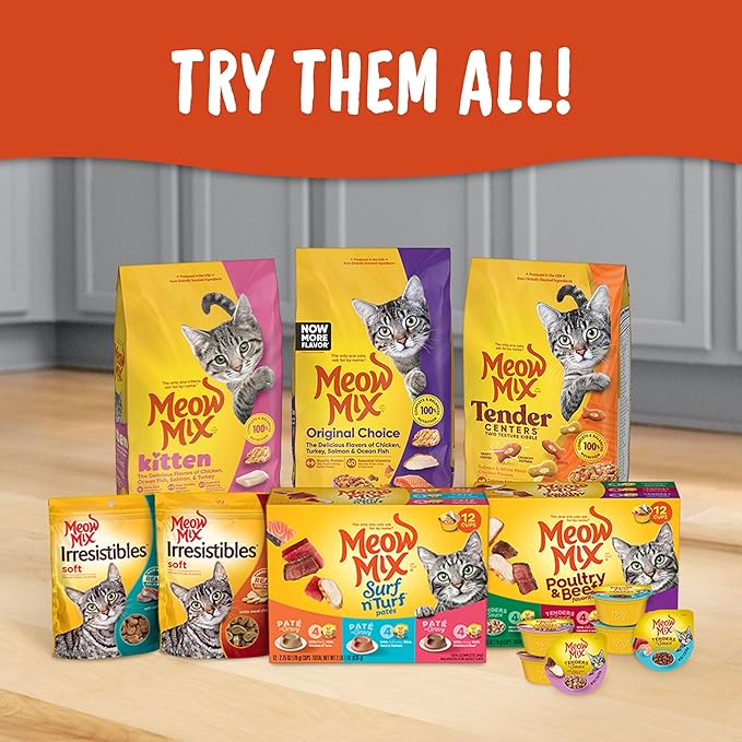 Meow Mix Original Choice Dry Cat Food, 6.3 Pound Bag (Pack of 2)