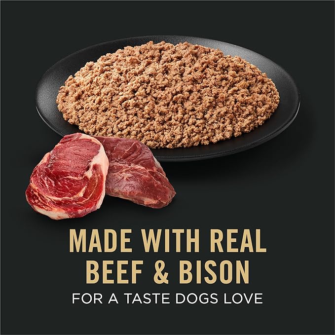 Purina Pro Plan Sport High Protein Wet Dog Food Beef and Bison Entrée - (Pack of 12) 13 oz. Cans